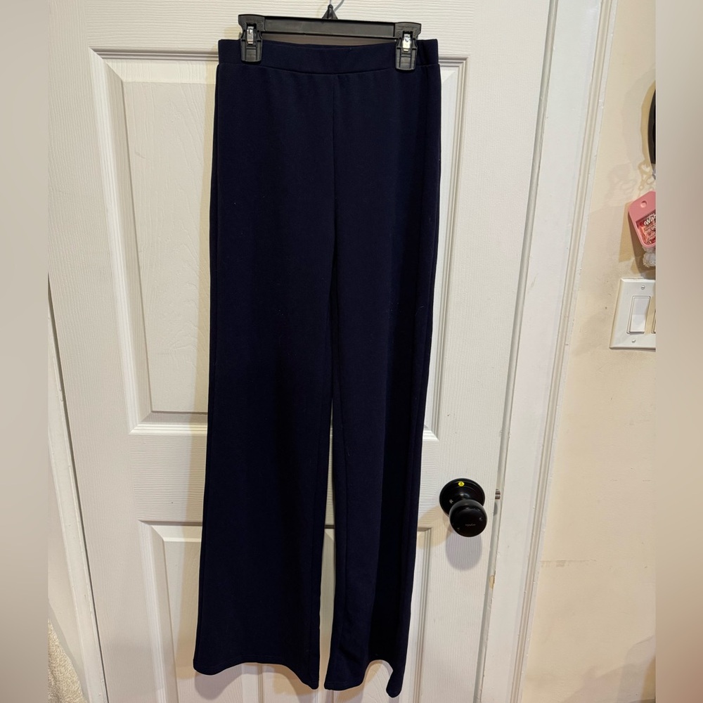 SHEIN Navy Wide Leg Tall XS Women's Pants